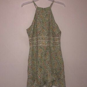 Floral Halter Dress